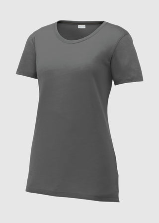 Sport Tek  Ladies PosiCharge Competitor Cotton Touch Scoop Neck Tee
