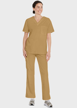Free Embroidery Unisex V-Neck Nursing Scrub Top