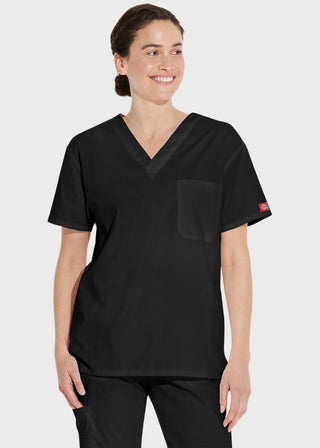 Dickies Unisex EDS Signature V-Neck Nursing Scrub Top