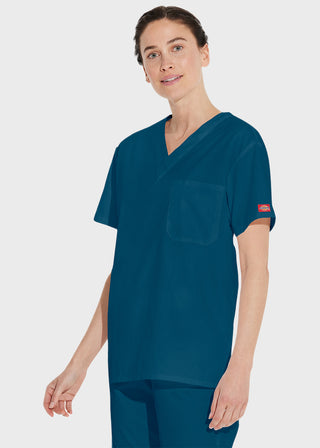 Dickies Unisex EDS Signature V-Neck Nursing Scrub Top