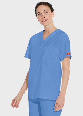 Dickies Unisex EDS Signature V-Neck Nursing Scrub Top
