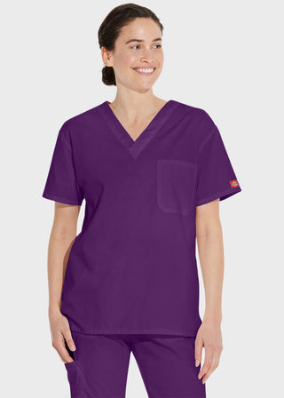 Dickies Unisex EDS Signature V-Neck Nursing Scrub Top