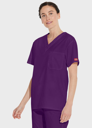 Free Embroidery Unisex V-Neck Nursing Scrub Top