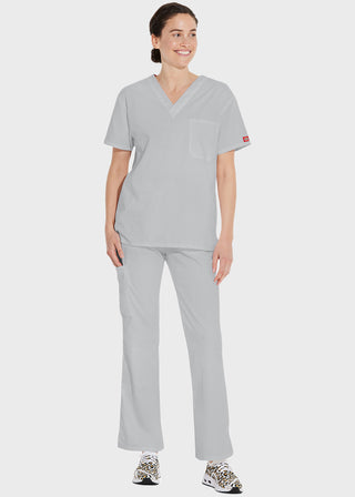 Free Embroidery Unisex V-Neck Nursing Scrub Top