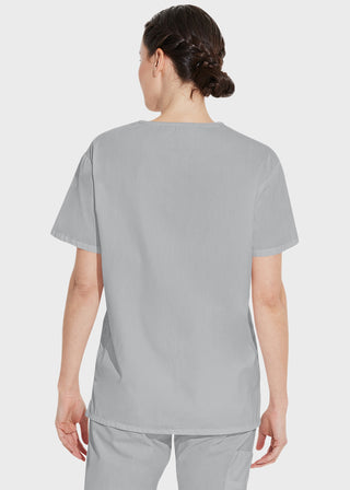 Free Embroidery Unisex V-Neck Nursing Scrub Top