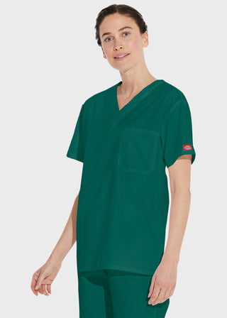 Free Embroidery Unisex V-Neck Nursing Scrub Top