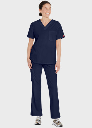 Free Embroidery Unisex V-Neck Nursing Scrub Top