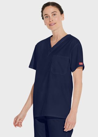 Free Embroidery Unisex V-Neck Nursing Scrub Top