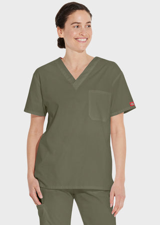Dickies Unisex EDS Signature V-Neck Nursing Scrub Top