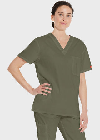 Free Embroidery Unisex V-Neck Nursing Scrub Top