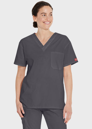 Dickies Unisex EDS Signature V-Neck Nursing Scrub Top