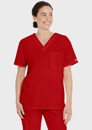 Dickies Unisex EDS Signature V-Neck Nursing Scrub Top