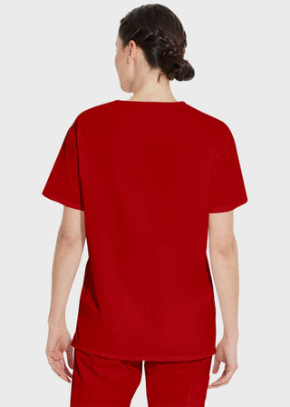 Free Embroidery Unisex V-Neck Nursing Scrub Top