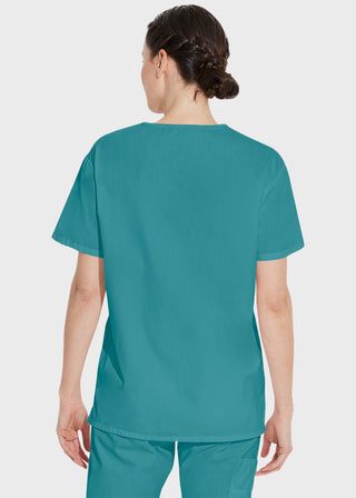 Free Embroidery Unisex V-Neck Nursing Scrub Top