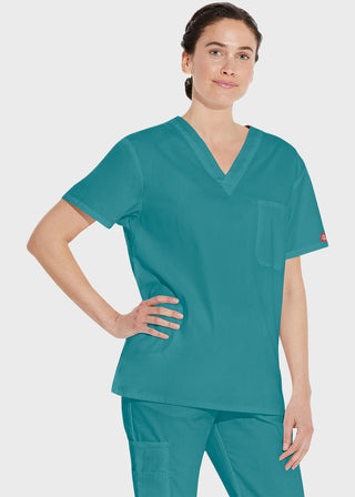 Free Embroidery Unisex V-Neck Nursing Scrub Top