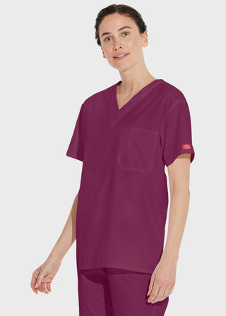 Dickies Unisex EDS Signature V-Neck Nursing Scrub Top
