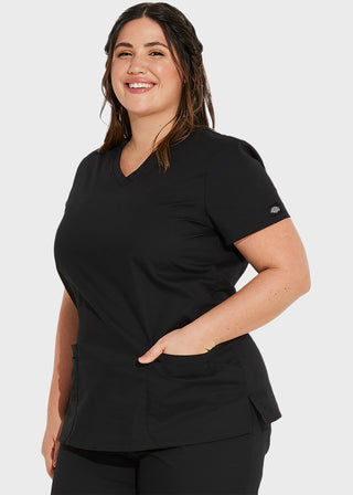 Dickies EDS Signature Women's Jr. Fit V-Neck Scrub Top