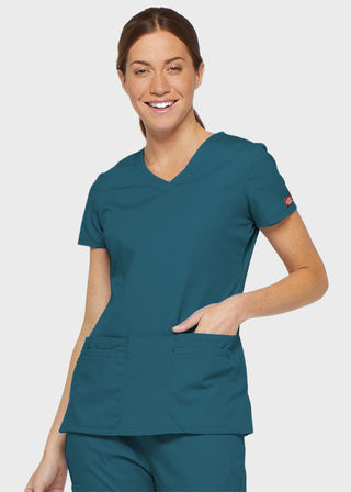 Dickies EDS Signature Women's Jr. Fit V-Neck Scrub Top