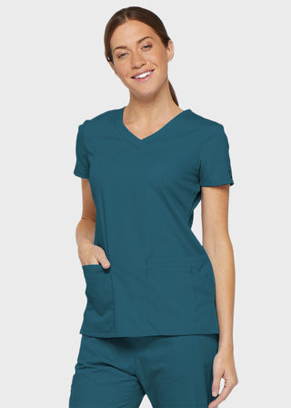 Dickies EDS Signature Women's Jr. Fit V-Neck Scrub Top