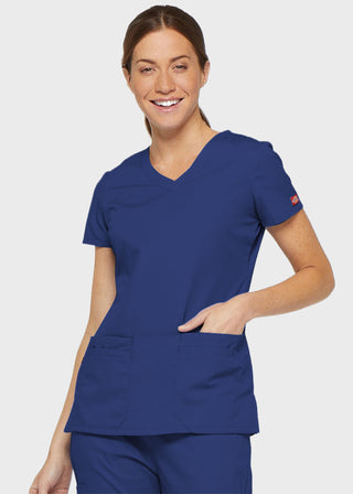 Dickies EDS Signature Women's Jr. Fit V-Neck Scrub Top