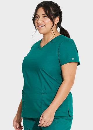 Dickies EDS Signature Women's Jr. Fit V-Neck Scrub Top