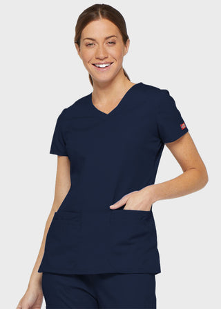 Dickies EDS Signature Women's Jr. Fit V-Neck Scrub Top