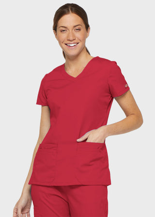 Dickies EDS Signature Women's Jr. Fit V-Neck Scrub Top