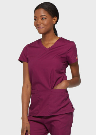 Dickies EDS Signature Women's Jr. Fit V-Neck Scrub Top