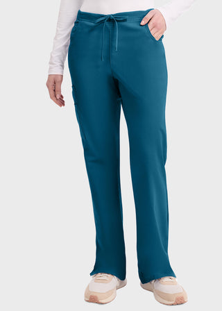 Dickies EDS Women's Missy Fit Mid-Rise Drawstring Cargo Scrub Pant