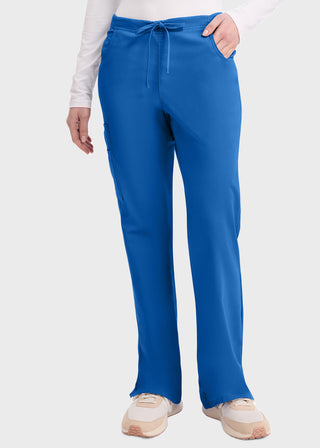 Dickies EDS Women's Missy Fit Mid-Rise Drawstring Cargo Scrub Pant