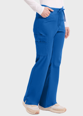Dickies EDS Women's Missy Fit Mid-Rise Drawstring Cargo Scrub Pant