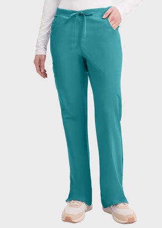 Dickies EDS Women's Missy Fit Mid-Rise Drawstring Cargo Scrub Pant
