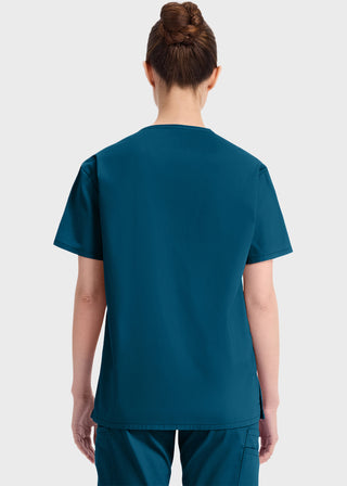 Free Embroidery Women's V-Neck Classic Fit Scrub Top