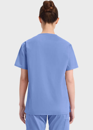 Free Embroidery Women's V-Neck Classic Fit Scrub Top
