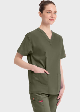 Dickies EDS Women's V-Neck Nursing Scrub Top