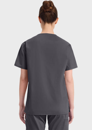 Free Embroidery Women's V-Neck Classic Fit Scrub Top