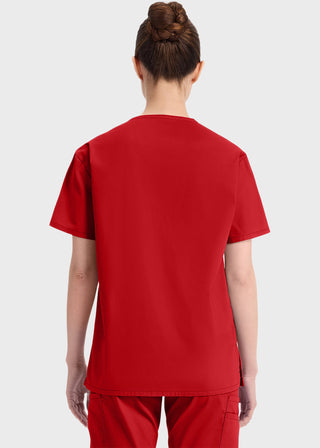 Free Embroidery Women's V-Neck Classic Fit Scrub Top