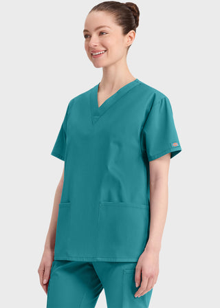 Dickies EDS Women's V-Neck Nursing Scrub Top