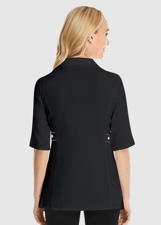 Maevn Women's Contrast Trim Smart Lab Jacket