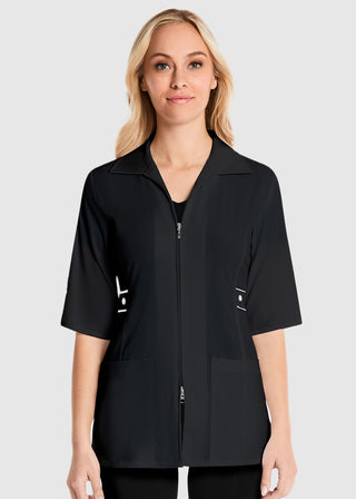 Maevn Women's Contrast Trim Smart Lab Jacket