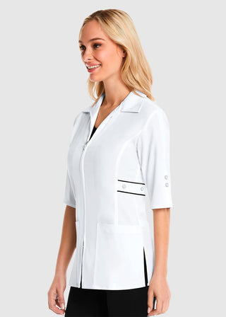 Maevn Women's Contrast Trim Smart Lab Jacket