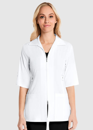 Maevn Women's Contrast Trim Smart Lab Jacket