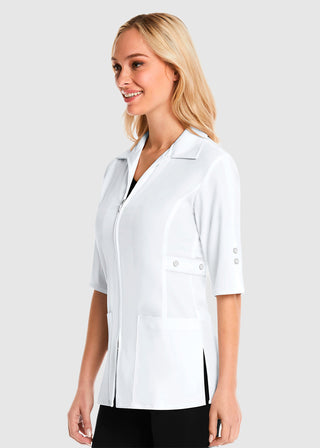 Maevn Women's Contrast Trim Smart Lab Jacket