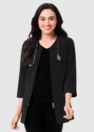 Maevn Ladies Three Quarter Sleeve Lab Jacket