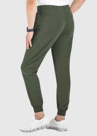 Maevn Matrix Men's Full Elastic Waistband Jogger Scrub Pant