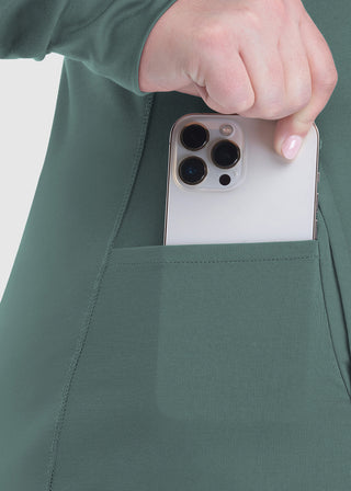 Maevn Women's Hooded Zip Front Jacket