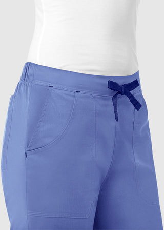 Maevn Blossom Women's Petite Multi Pocket Flare Pant