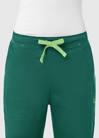 Maevn Blossom Women's Petite Multi Pocket Flare Pant