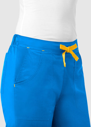 Maevn Blossom Women's Petite Multi Pocket Flare Pant