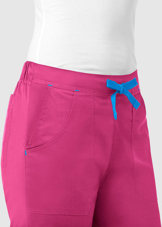 Maevn Blossom Women's Petite Multi Pocket Flare Pant